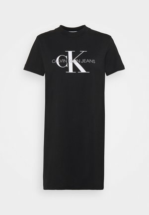 DRESS MONOGRAM - Trikoomekko - black