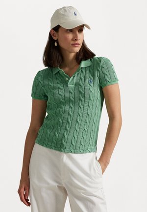 COTTON SHORT SLEEVE POLO SHIRT - Poloskjorter - pistachio