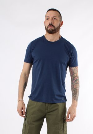 T-shirt basic - c0048 blue navy