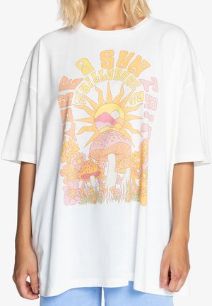 T-shirt print - white