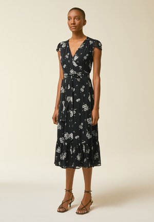 WRAP - Day dress - aop/fine flower black