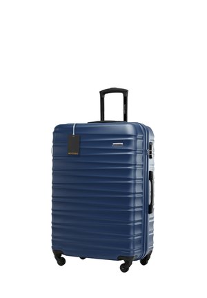 LARGE SUITCASE WITH LUGGAGE TAG - Luggage - dark blue