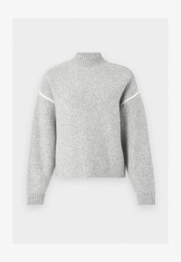Sélectionné, light grey melange/birch