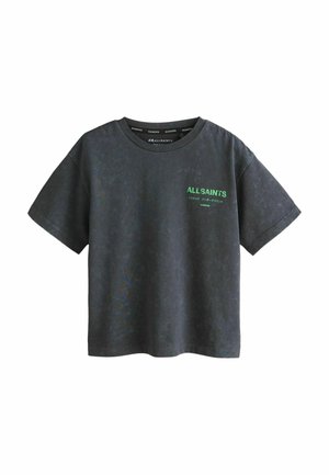 REGULAR FIT - CREW  - Tricou cu imprimeu - washed black green