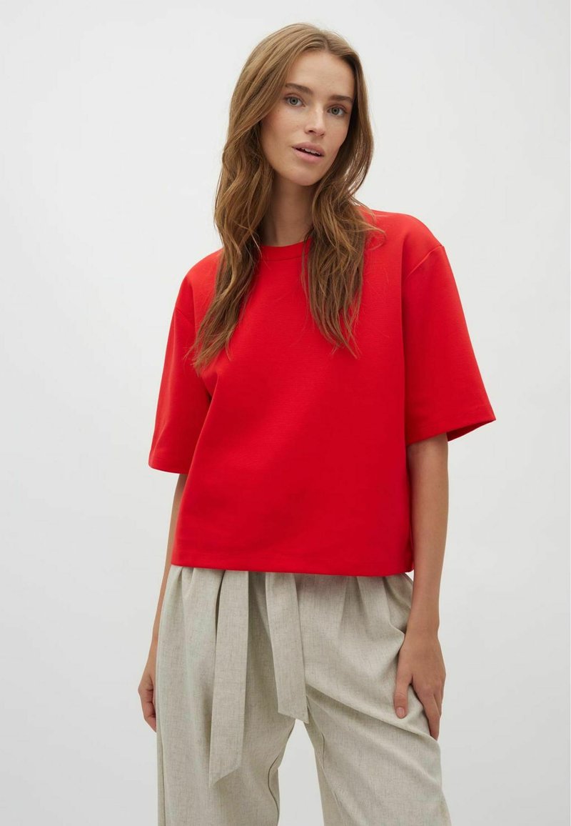 mbyM EMRYS - T-Shirt basic - hibiscus red