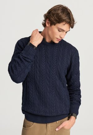 MANICA LUNGA UNITA - Maglione - blu navy