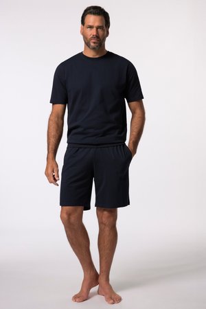 JP1880 PYJAMAS, SHORT TWO-PIECE, STOMACH FIT, UP TO 8 XL SET - Pyžamo - navy blue