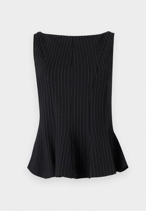 VILA, VIMASTRIBA BOAT NECK - Top - black beauty