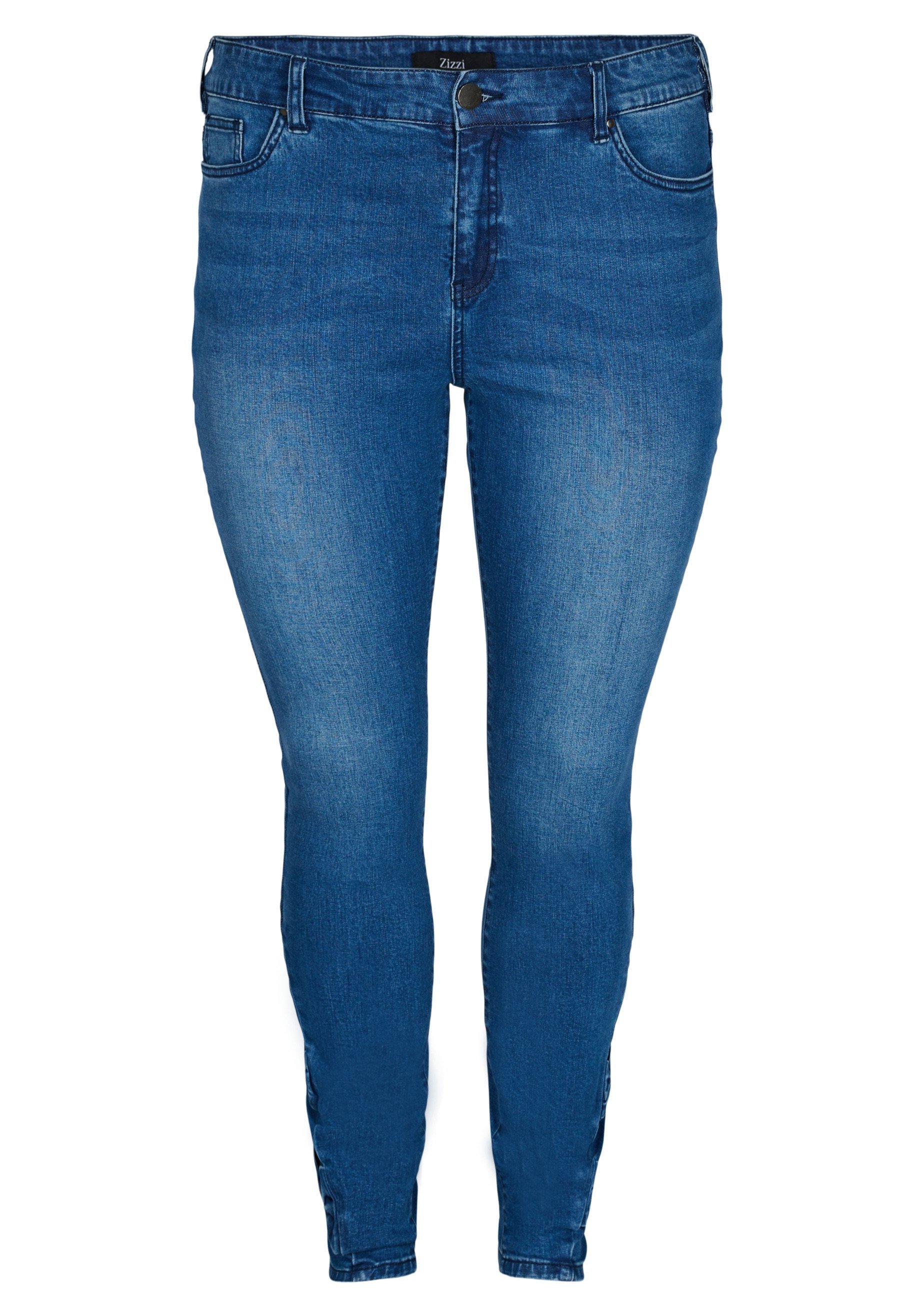 Zizzi Jeans Skinny Fit - dark blue/blu - Zalando.it