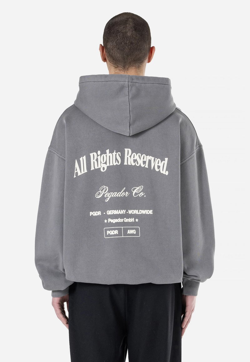 Pegador - COLSON HOODIE - Hoodie - vintage grey, Forstørre