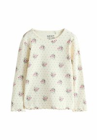 Next REGULAR FIT - LONG SLEEVE - Pikkade varrukatega topp - cream ditsy floral