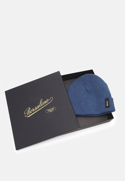 Borsalino BEANIE BORDO RISVOLTO UNISEX - Beanie - blue