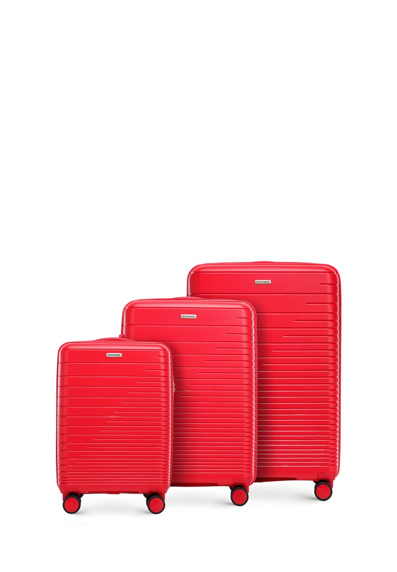 WITTCHEN LUGGAGE SET FROM POLYPROPYLENE - Kofferset - red