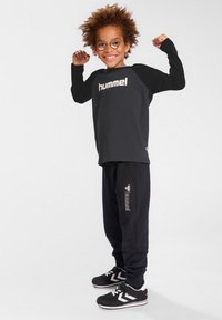 Hummel Langærmet T-shirt - asphalt