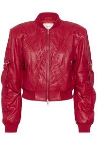 ZANIA - Lederjacke - haute red