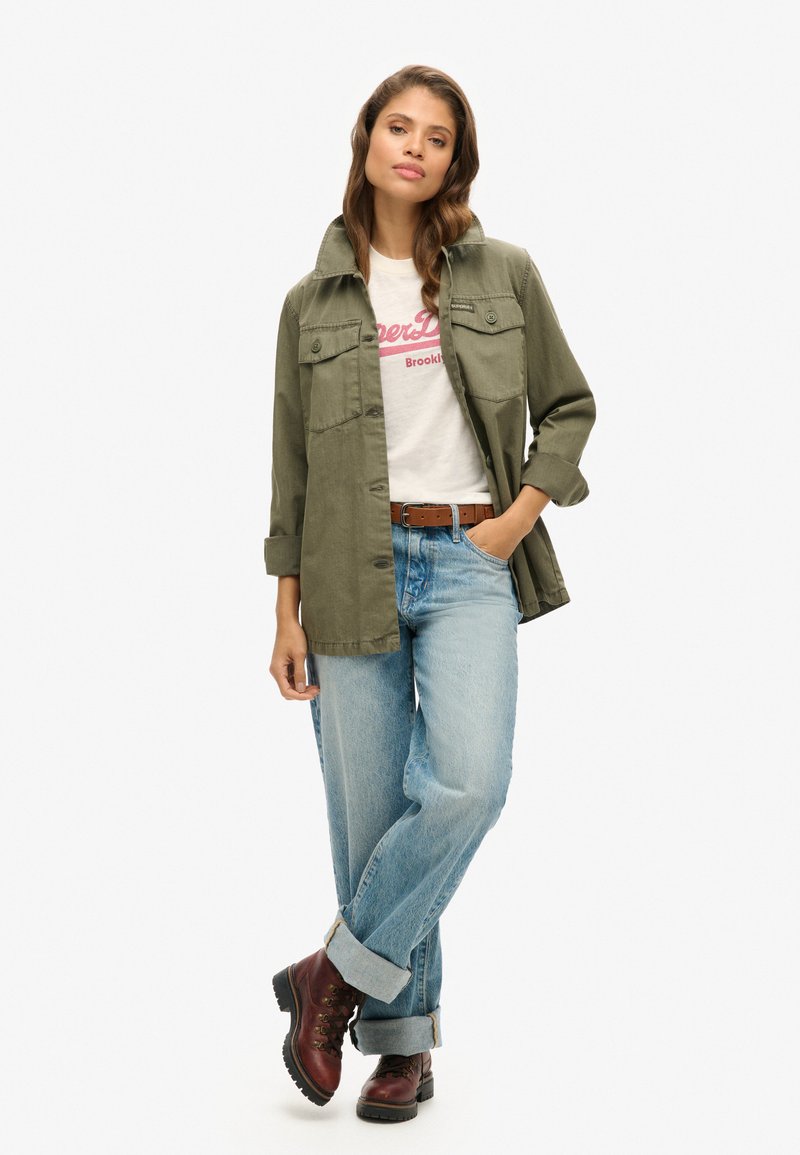 Superdry & Co T-shirt print wit Superdry & Co T-shirt print wit