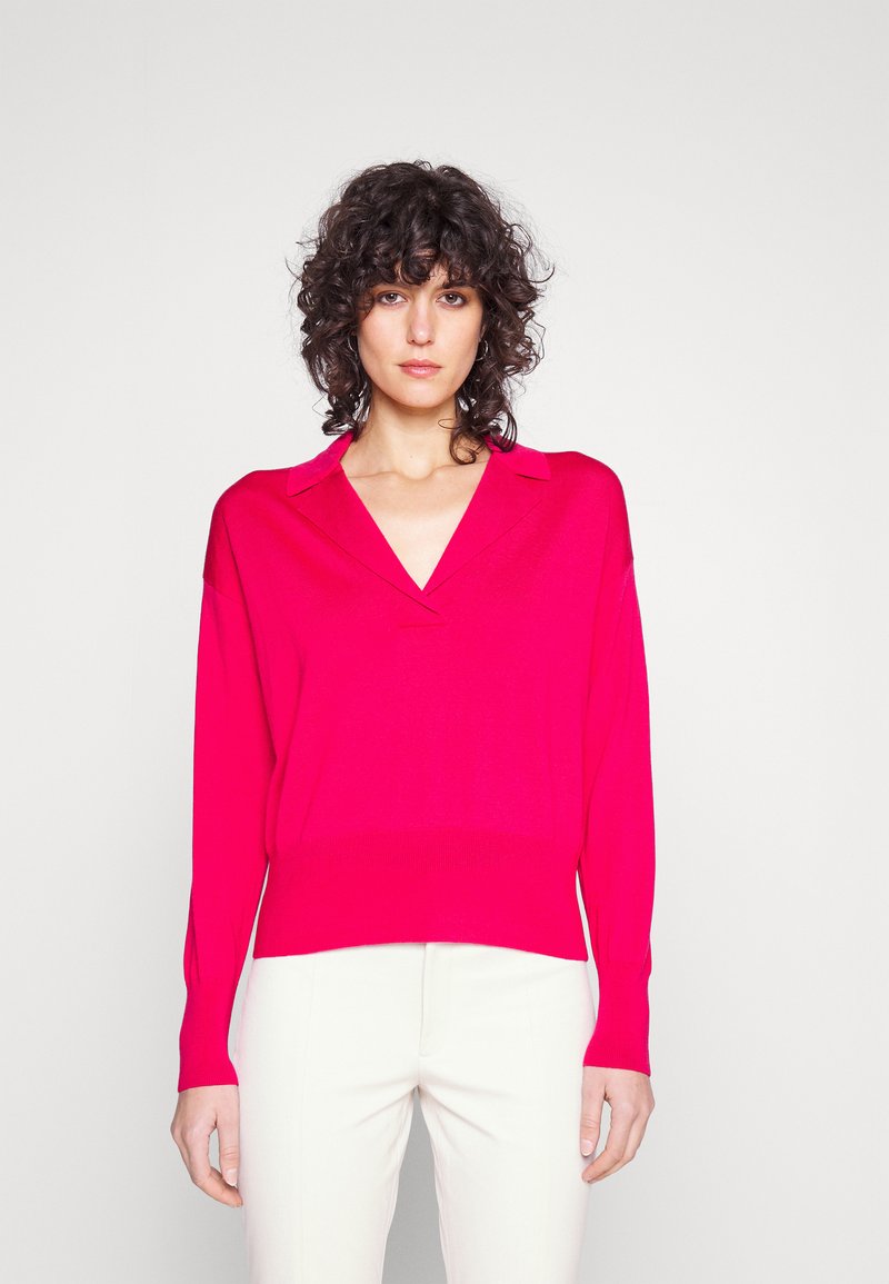 Banana Republic CAMP COLLAR Jersey de punto happy hour/rosa