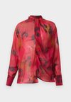 DRAPE DETAIL BLOUSE - Блуза - raspberry