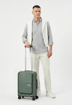 Redolz, ESSENTIALS 17 2.0 4 ROLLEN KABINENTROLLEY 55 CM LAPTOPFACH UNISEX - Trolley - grey green