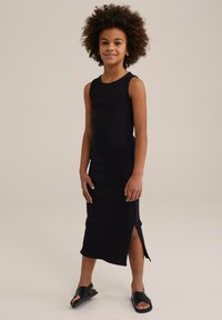 WE Fashion Džemperkleita - black