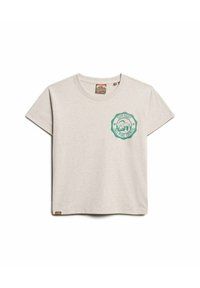 Superdry Shirt Archive Neon Graphic T Shirt Bengreen Marl 8 Donna