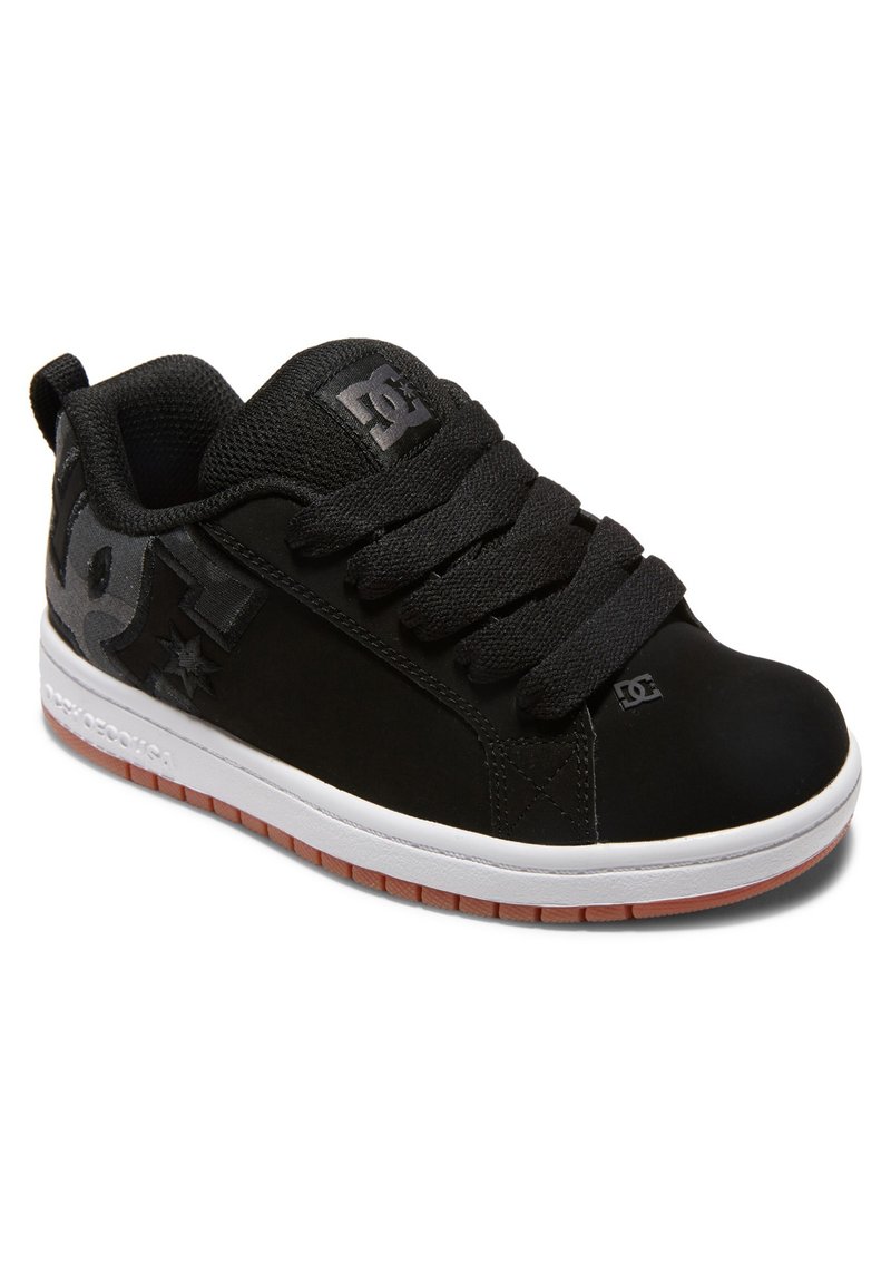 Kinder Sneaker low | DC Shoes COURT GRAFFIK Sneaker low black/gum/schwarz meliert - JD39317 Kinder Sneaker low | DC Shoes COURT GRAFFIK Sneaker low black/gum/schwarz meliert - JD39317