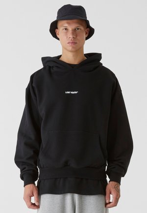 V 3 - Kapuzenpullover - black