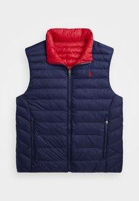 Unselected, newport navy/red