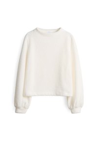 SOFT RELAXED FIT STRAIGHT CUT - Sweatshirt - milk