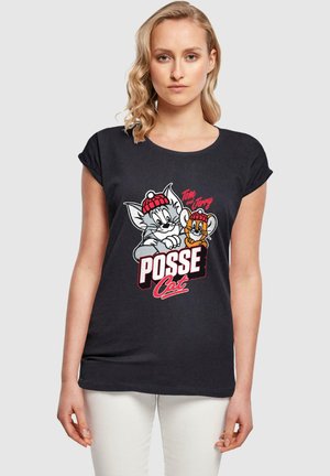 TOM AND JERRY - POSSE CAT - Print T-shirt - navy