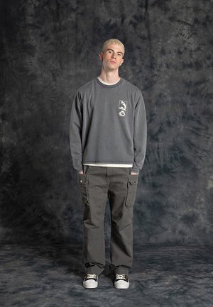 BAGGY FIT UNISEX - Cargobroek - stoned grey