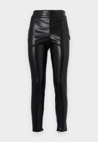 NEW PRESCILLA - Tamprės – kelnės - jet black