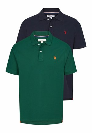 U.S. Polo Assn. ALFRED 2-PACK - Polo shirt - sapphire rain forest