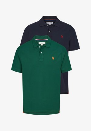 U.S. Polo Assn. ALFRED 2-PACK - Pikeepaita - sapphire rain forest
