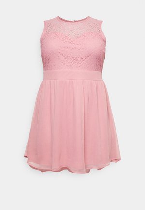 Vero Moda Curve, VMMIA BACK SHORT DRESS - Vestido de cóctel - nostalgia rose