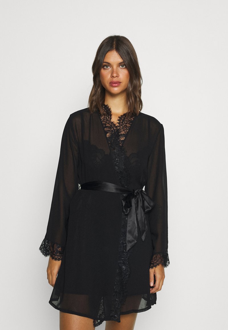 Ann Summers THE INTRIGUE ROBE Dressing gown black Zalando.de