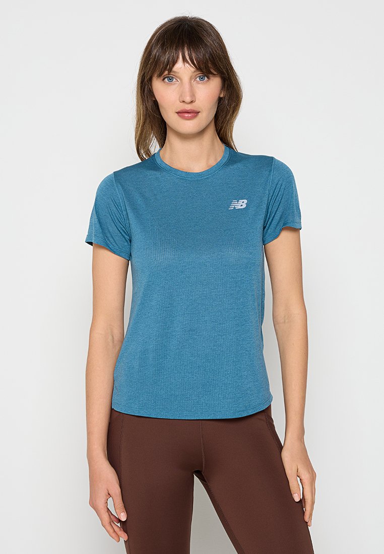 New Balance Sport T-shirt blauw