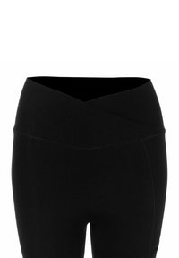 Endless CROSS POCKET - Leggings - black white