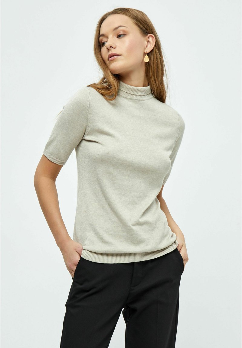 Minus Pamata T-krekls - m sand gray melange
