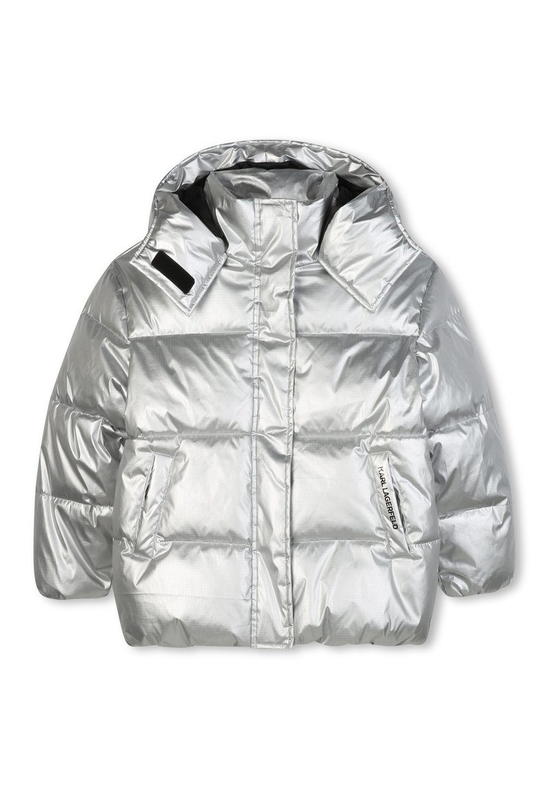 KARL LAGERFELD KIDS PUFFER JACKET - Winter jacket - light grey