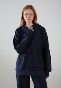 EOSELIO OVERSIZED UNISEX LOOSE FIT ELEVATE - Hoodie - midnight navy