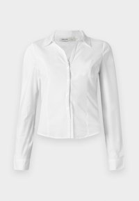 SLIM SHIRTING - Button-down blouse - white