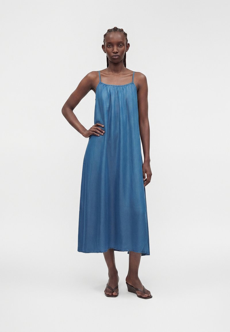 one and only denim dress SIDE TO SIDE