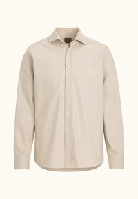 Oscar Jacobson REG FIT CUT AWAY BRUSHED - Overhemd - light beige