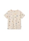 APIA SHORTSLEEVE UNISEX - Potiskana majica - ecru