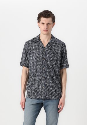 TOM TAILOR COMFORT PRINTED SHIRT - Chemise - navy