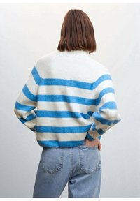 Mango Strickpullover - dark blue