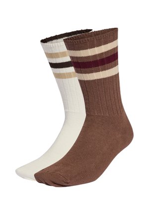 2 PACK - Strømper - off white   aurora coffee