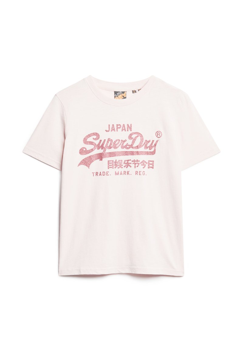Maglietta Donna Superdry Floreale Con Maniche Ad Ali – Vestibilità Slim, Stampato, Girocollo