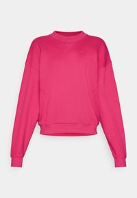 LOGO HIGH NECK PULLOVER - Sweatshirt - wild berry
